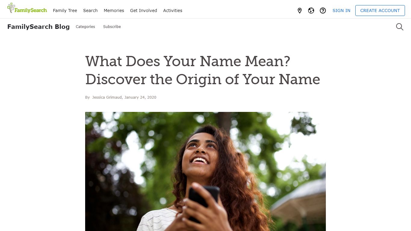 What Does My Name Mean? Origin of Names • FamilySearch
