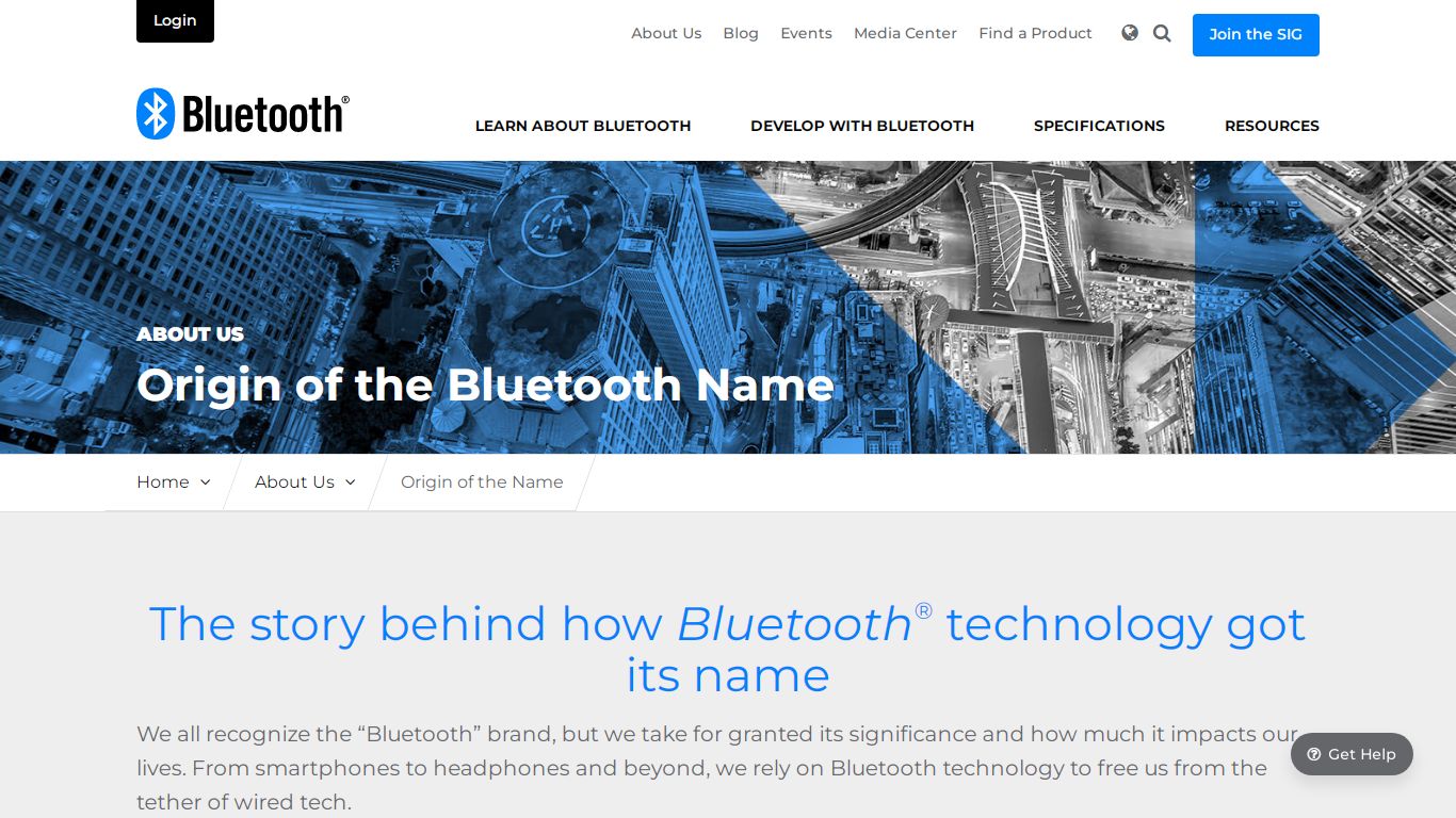 Origin of the Name | Bluetooth® Technology Website